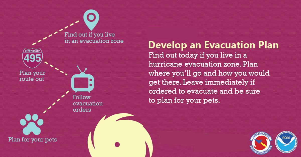 Hurricane Preparedness: Develop an Evacuation Plan