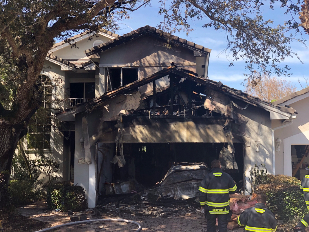 house fire damage
